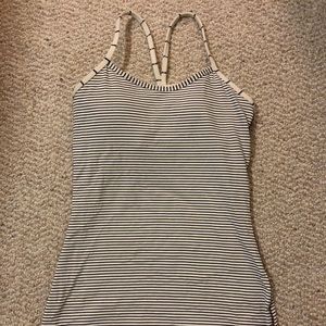 Lululemon Striped Power Y Tank